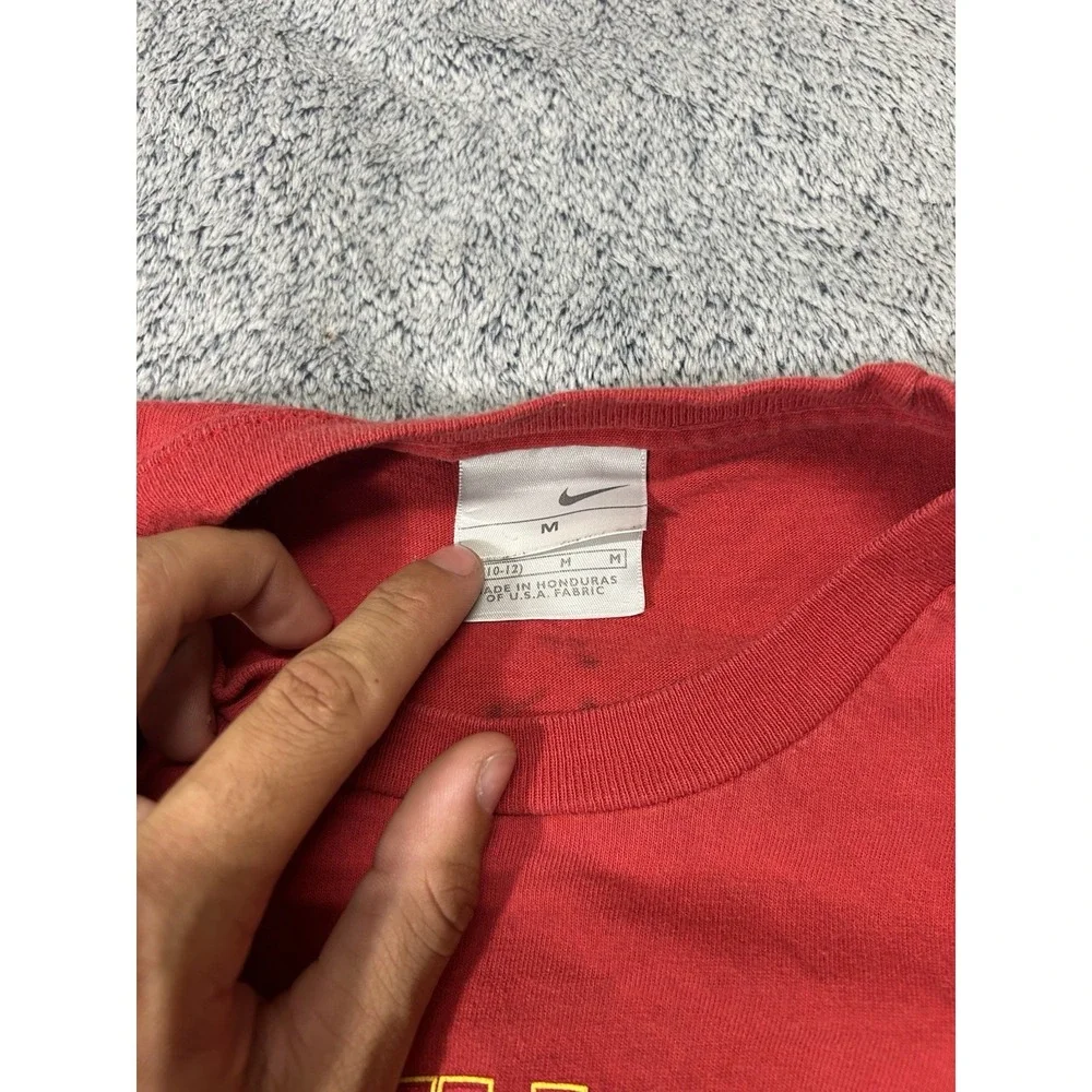 Nike Bullins Motorsports 29 Red Racing T-Shirt Kids Medium